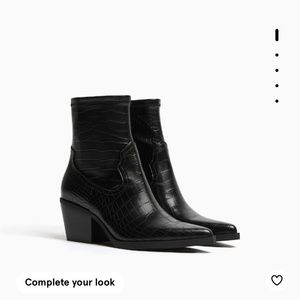 Bershka Black Booties